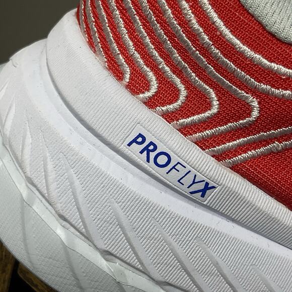 Hoka Women's Running Shoes - White and Red - Picture 9 of 11